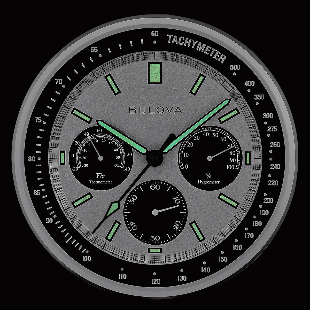 Bulova Lunar Pilot Wall Clock - image 2