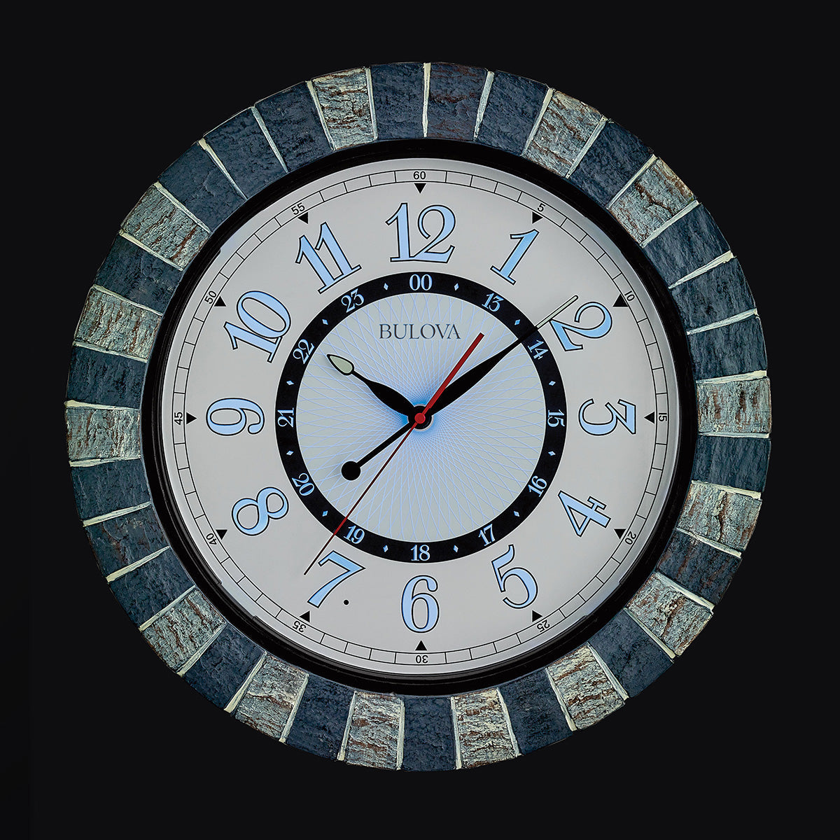 Bulova Outdoor LED Garden Party Wall Clock - image 2