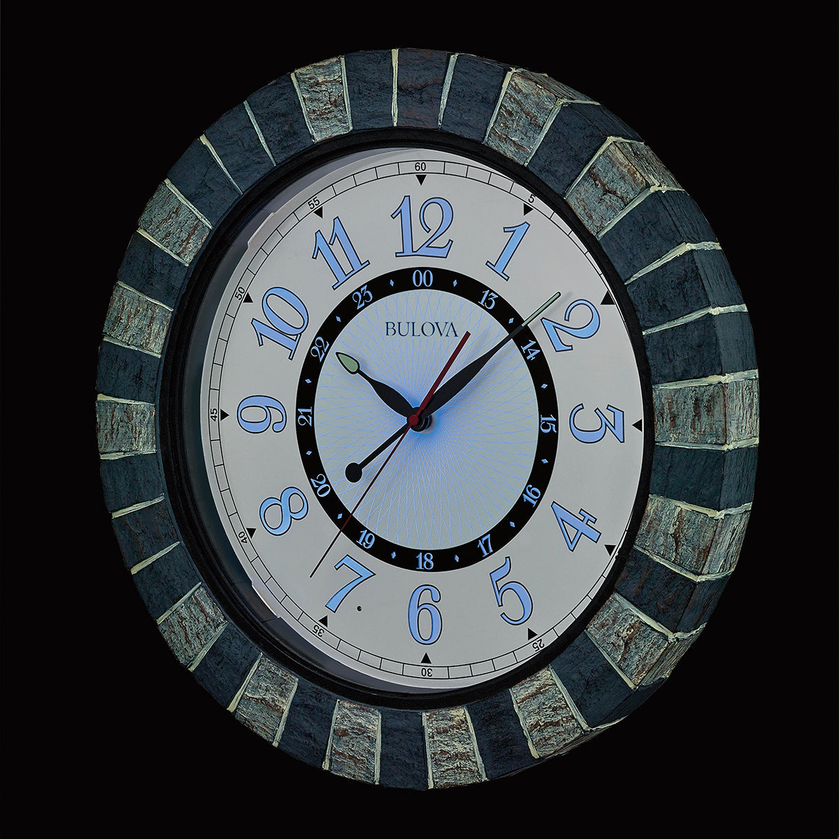 Bulova Outdoor LED Garden Party Wall Clock - image 4