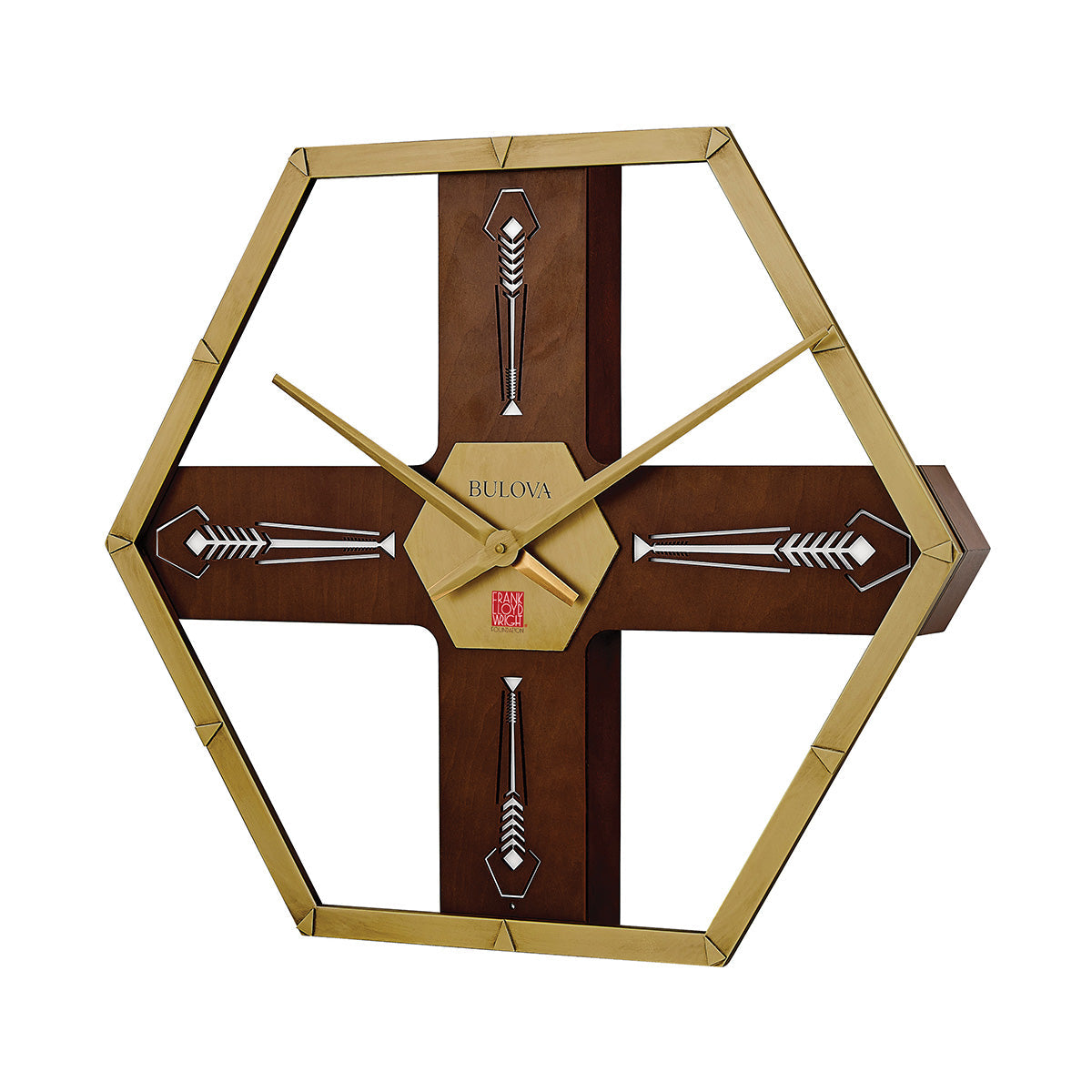 Bulova Imperial Frank Lloyd Wright Wall Clock - image 4