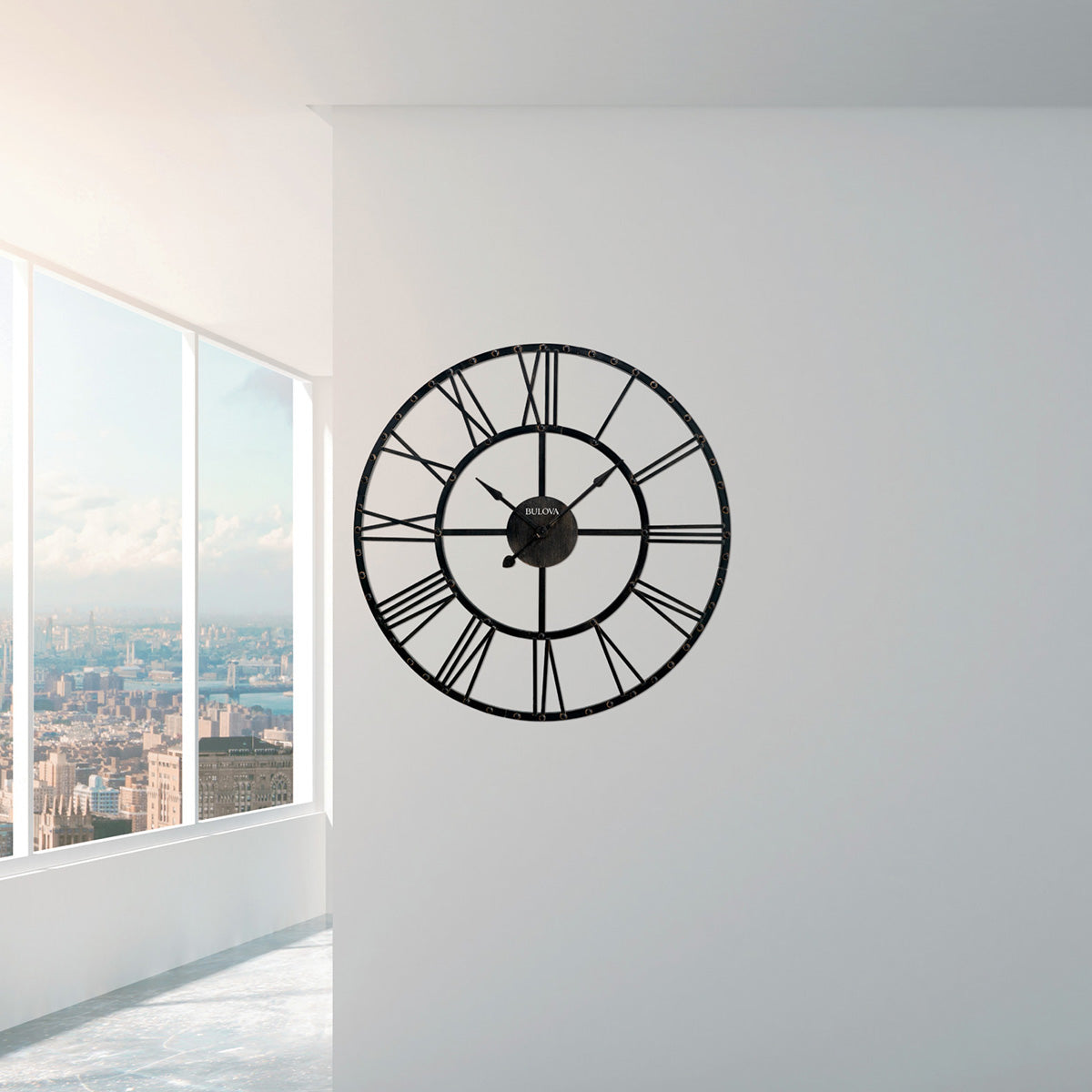 Bulova Carmen Metal Wall Clock - image 2
