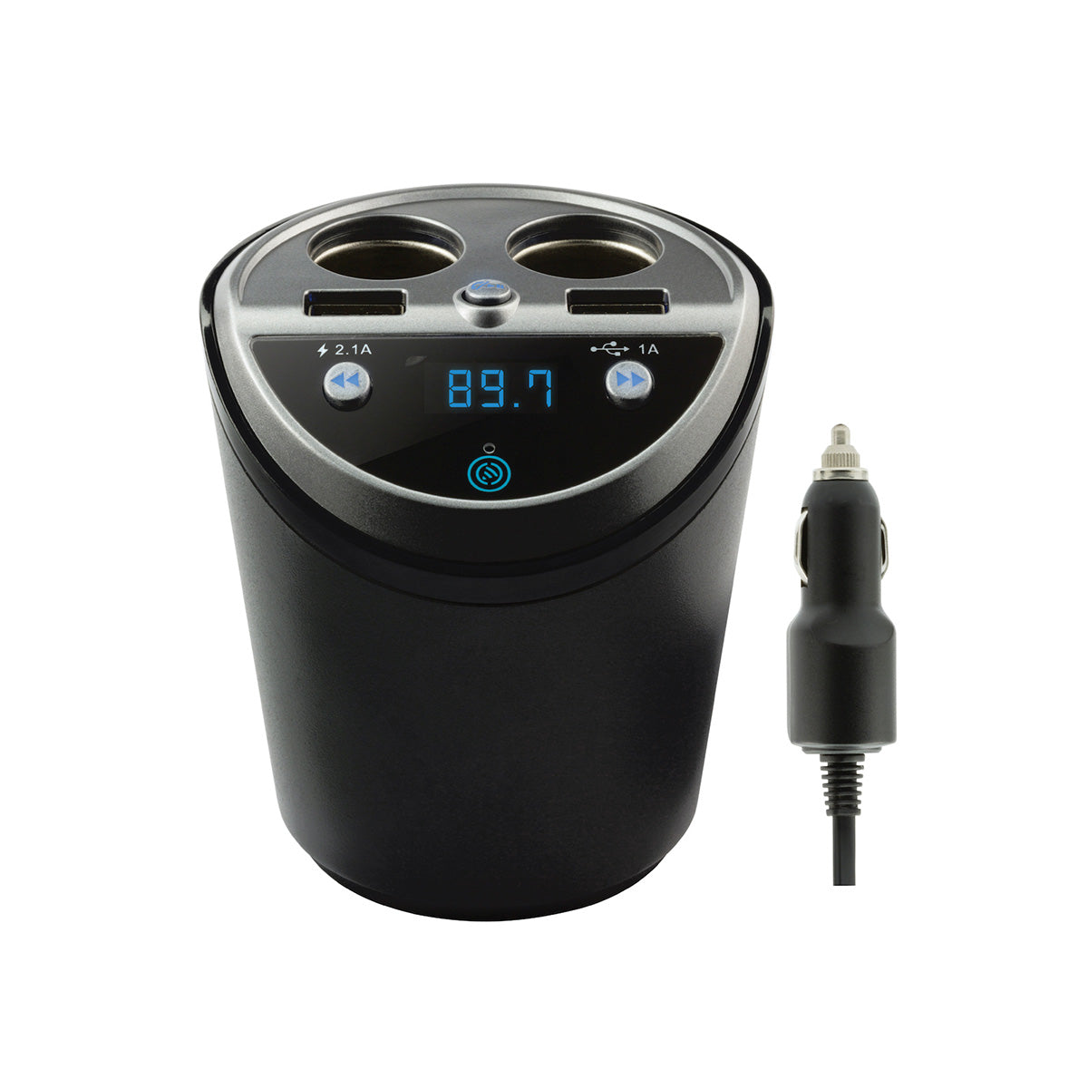 Car and Driver Bluetooth FM Transmitter Power Station and Charger