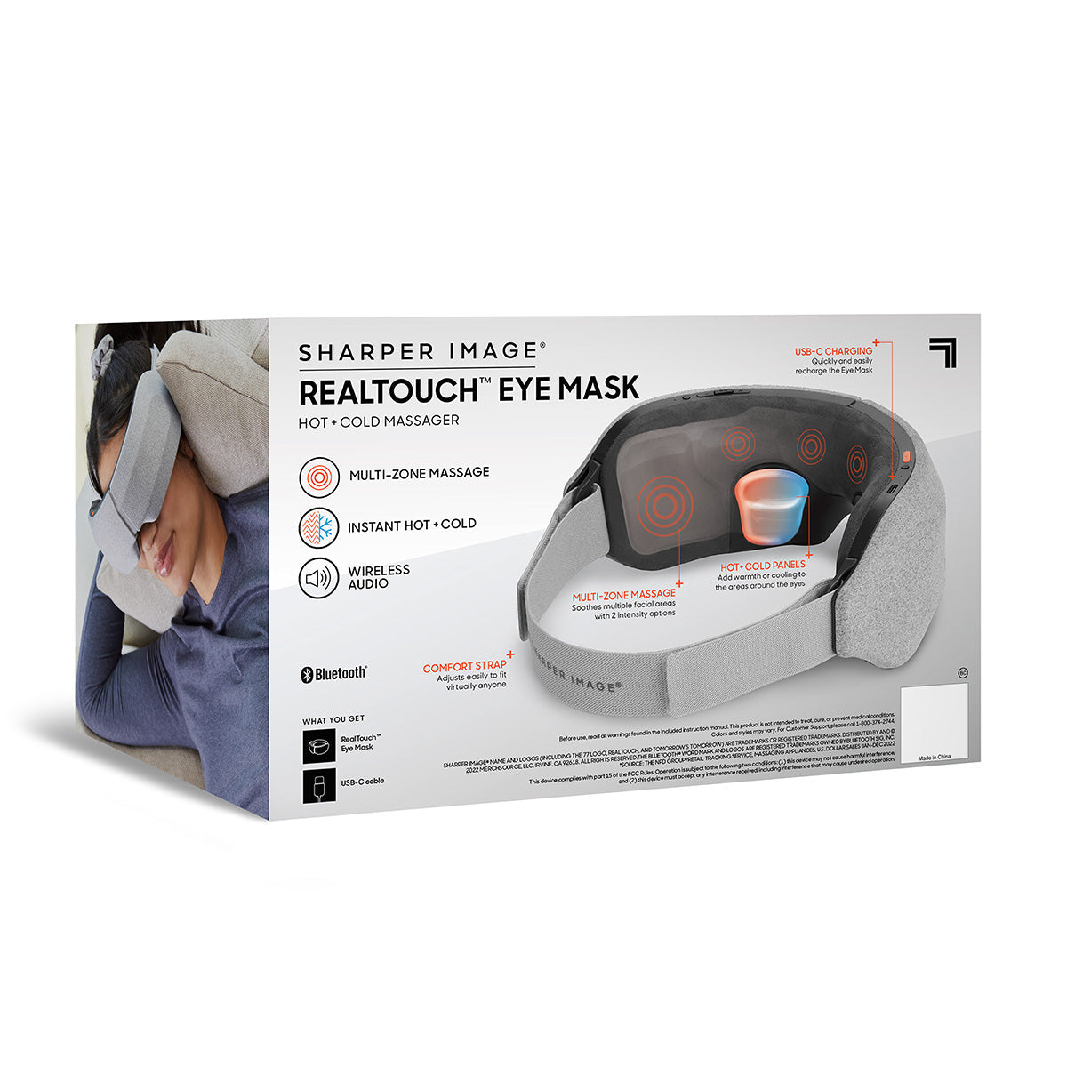 Realtouch™ Eye Mask Hot and Cold Massager by Sharper Image - image 7