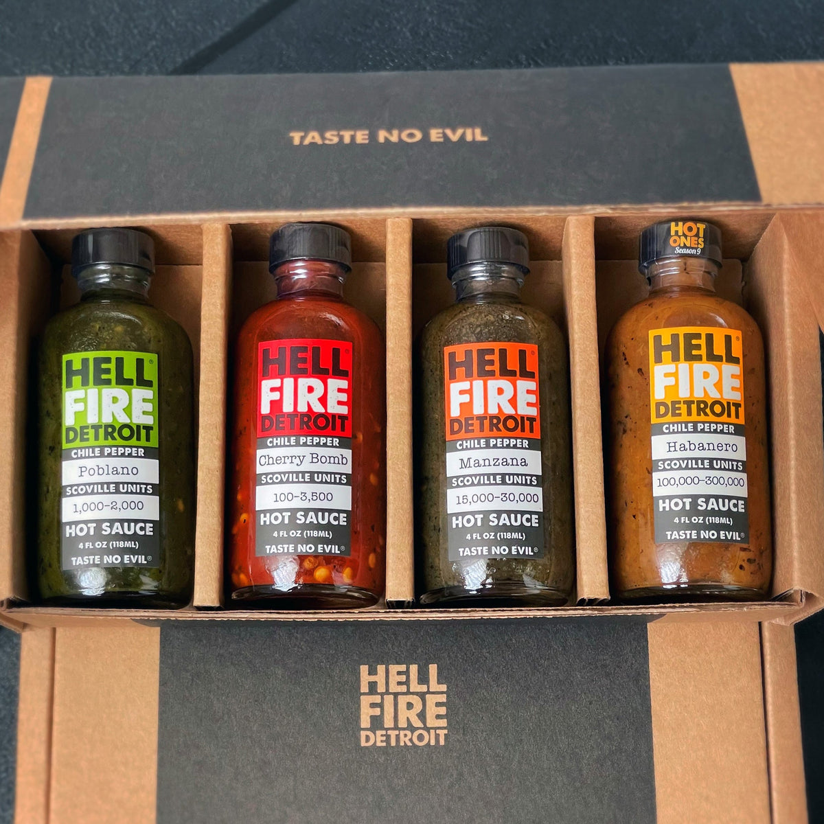 Hell Fire Detroit Original Hot Sauce Gift Set