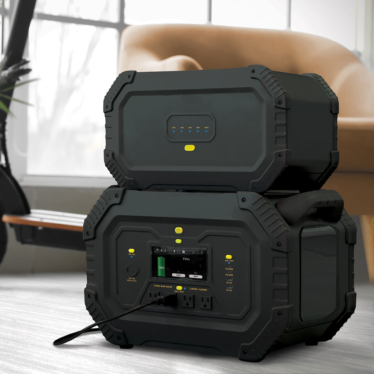 2688Wh Expansion for 3000W Portable Electric Generator