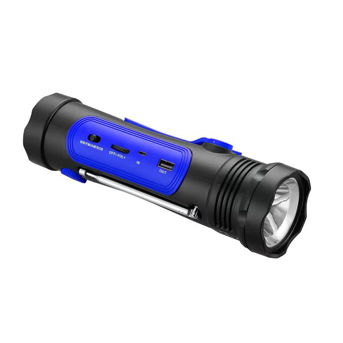 8-in-1 Emergency Weather Radio LED Flashlight - image 9
