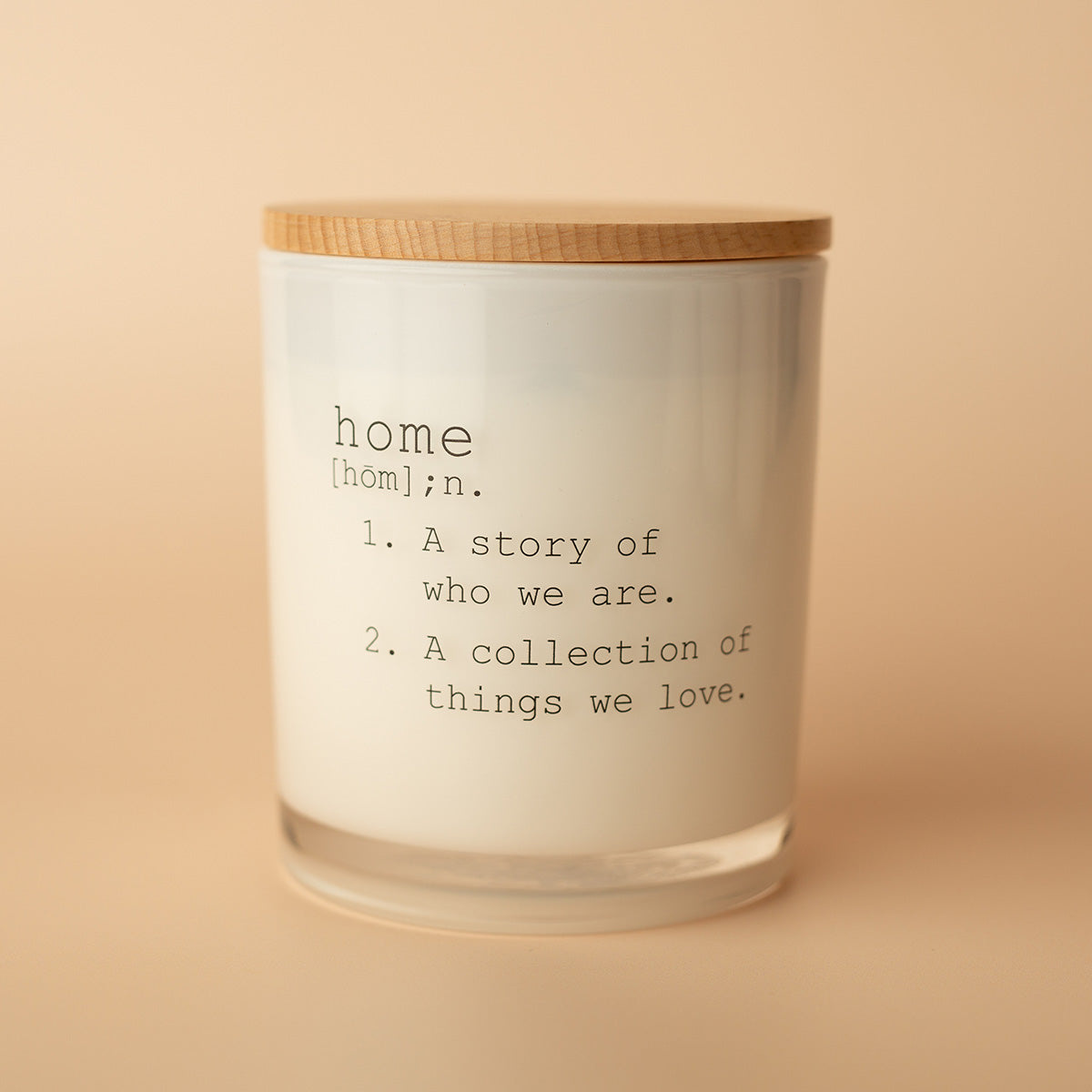 Home Definition Soy Candle