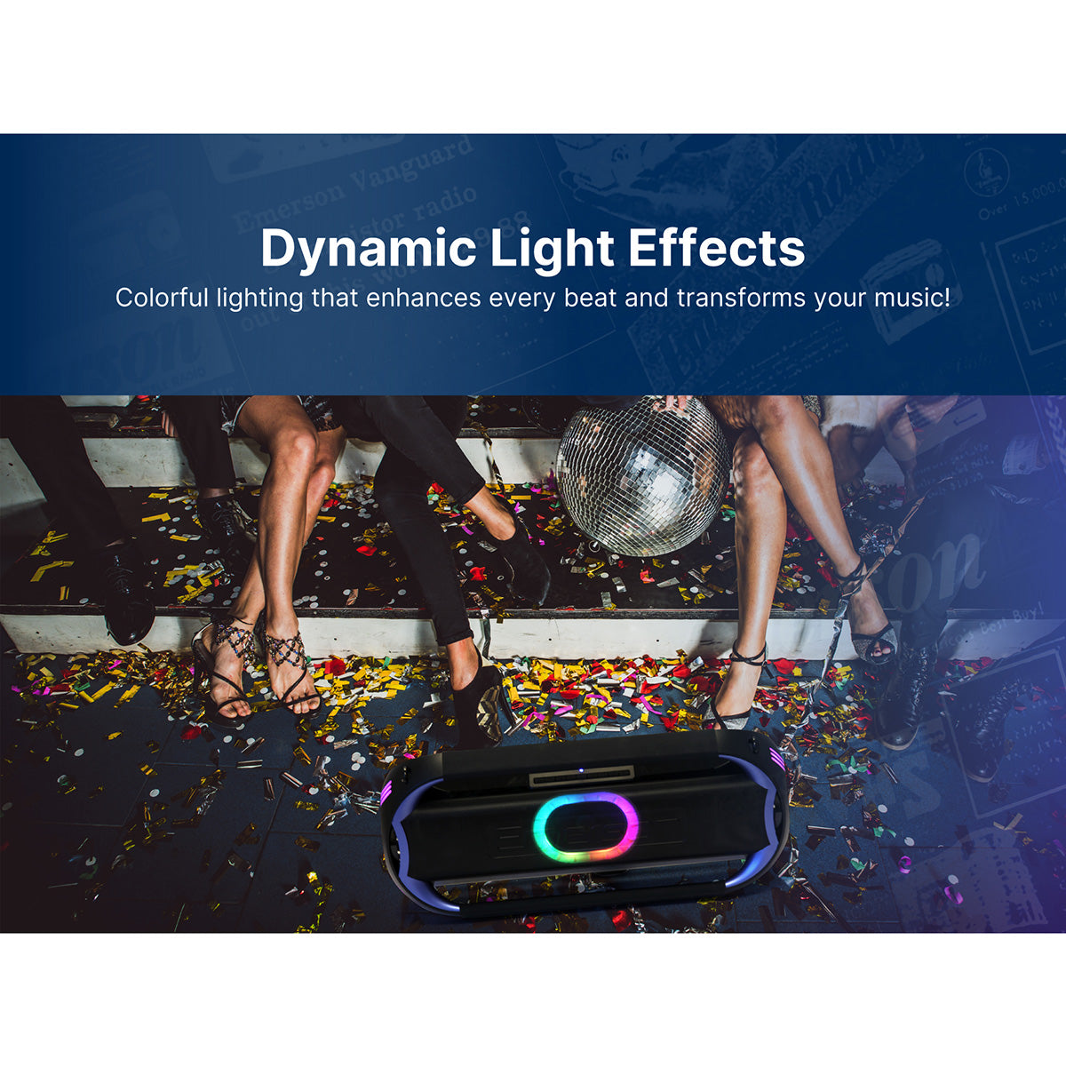 Portable Bluetooth LED Party Speaker - image 28