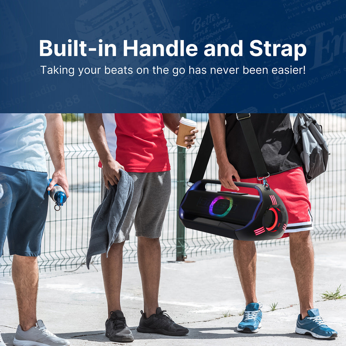 Portable Bluetooth LED Party Speaker - image 30