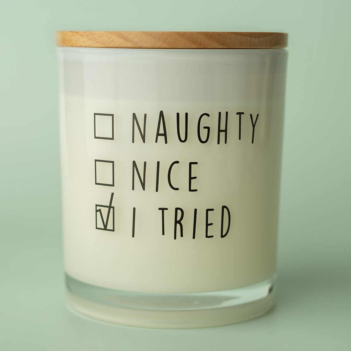 Christmas Printed Candle - Naughty Nice - image 4