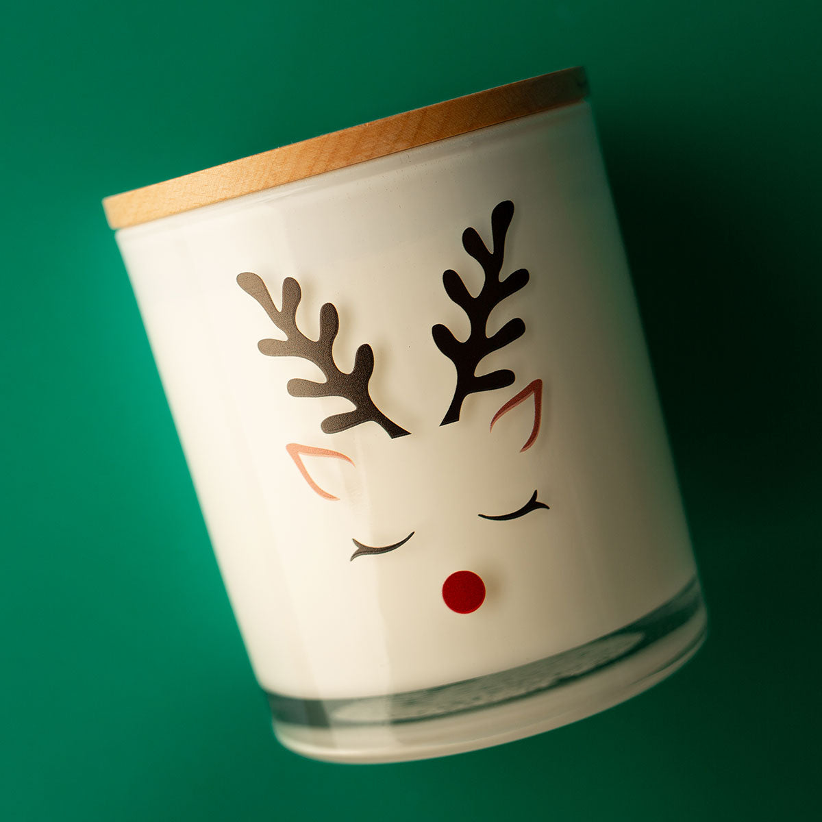Christmas Printed Candle - Reindeer - image 2