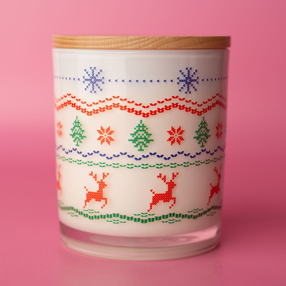 Christmas Printed Candle - Ugly Sweater Wrap - image 3