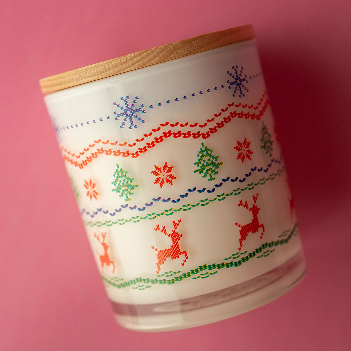 Christmas Printed Candle - Ugly Sweater Wrap - image 5
