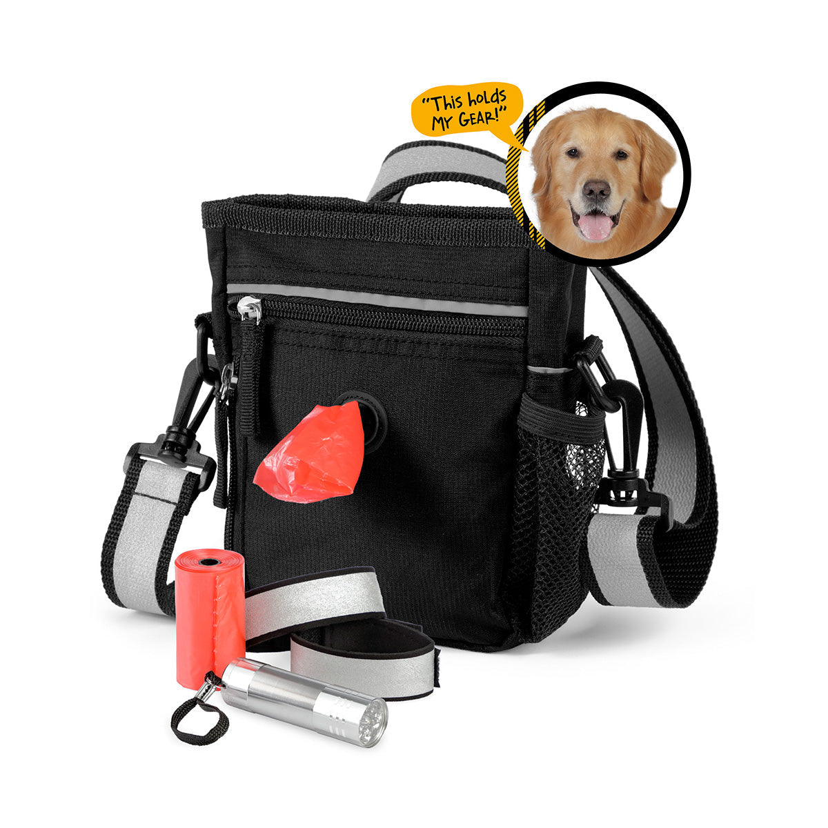Day/Night Walking Dog Bag