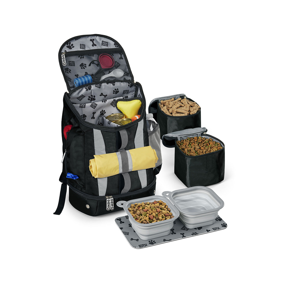 Drop Bottom Week Away Dog Backpack