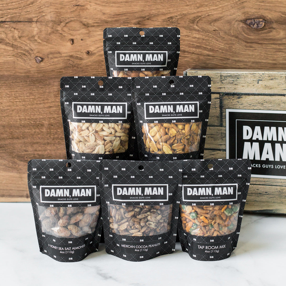 Damn, Man Manly Mixed Gourmet Nut Box - image 3