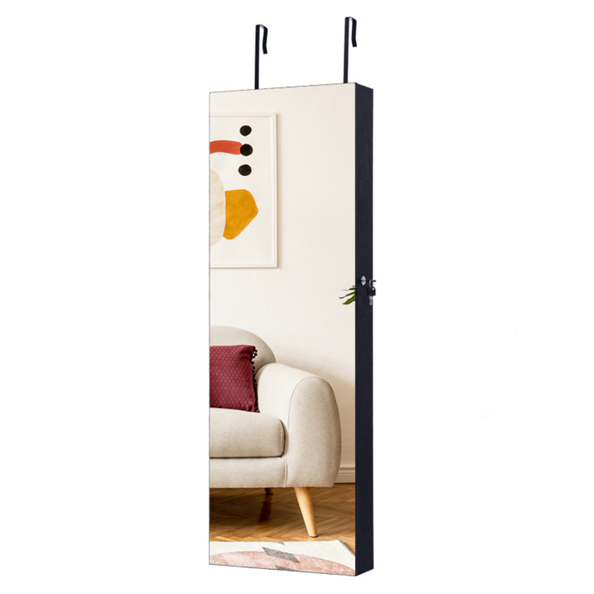 Mirrored Jewelry Cabinet Organizer - image 11