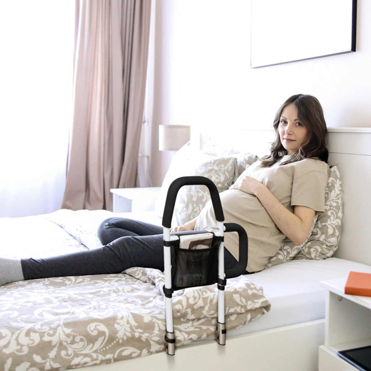 Bed Assist Rail with Non-Slip Grab Bar - image 10