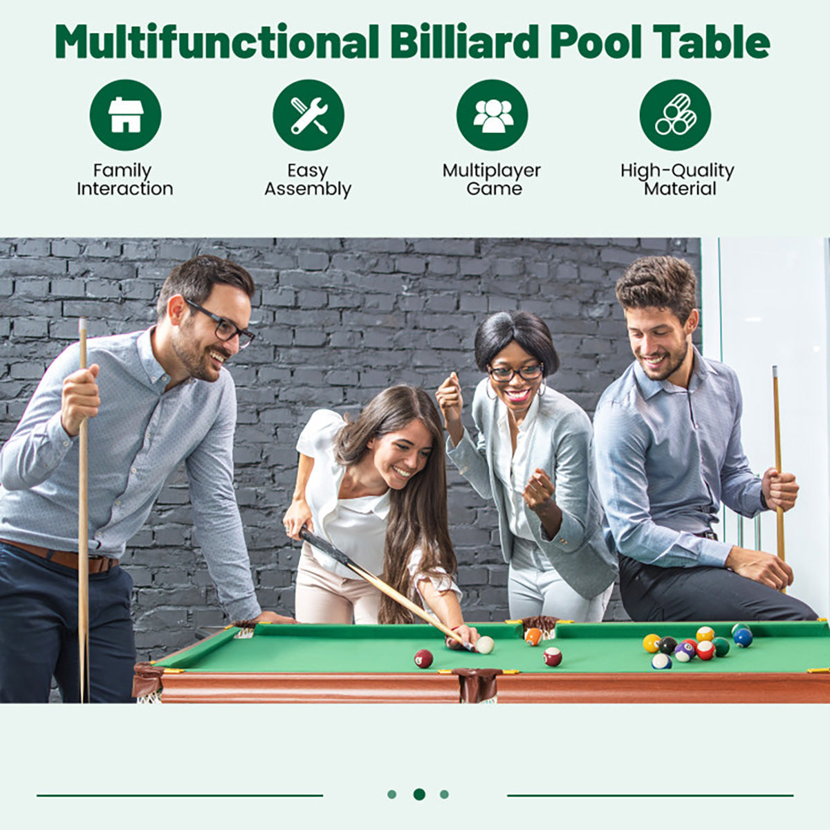 Portable Billiards Table Game Set - image 2