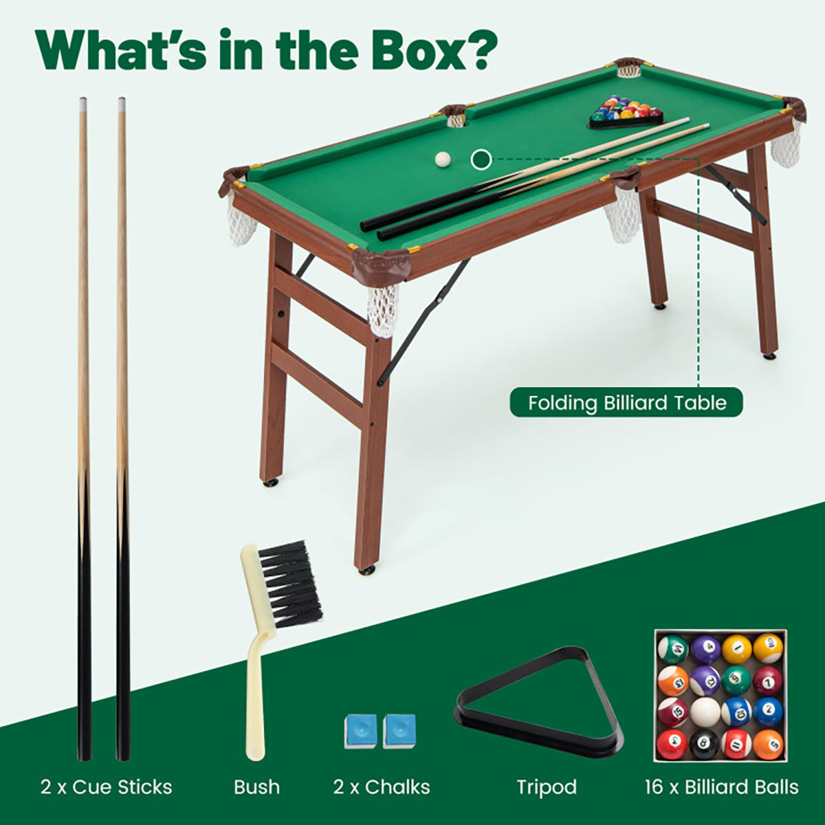 Portable Billiards Table Game Set - image 6