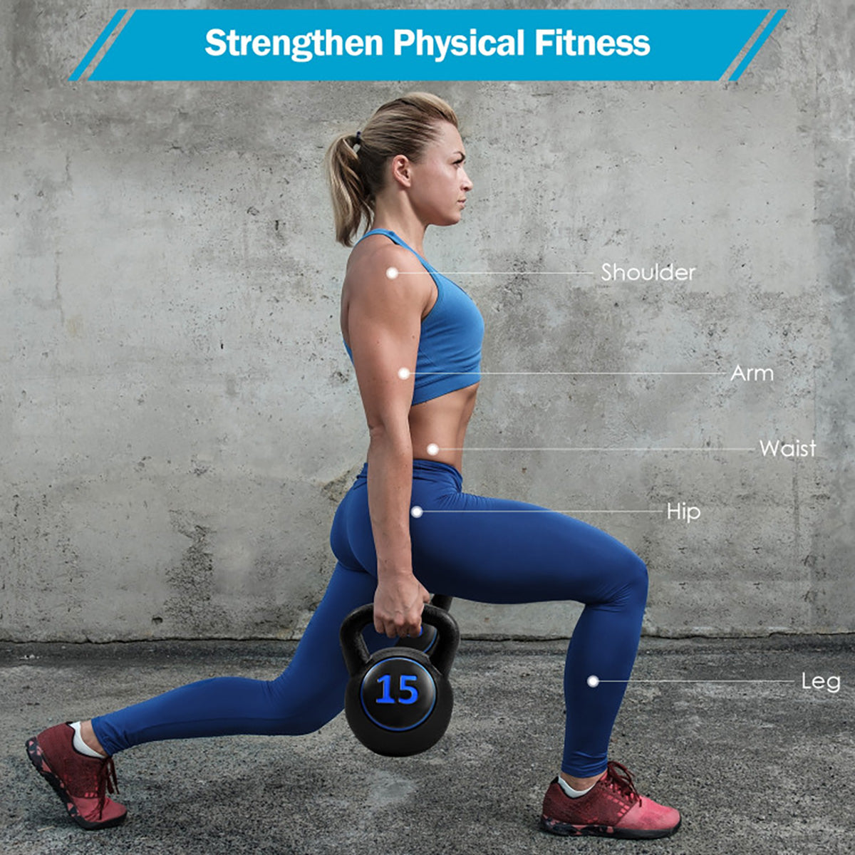 3-Piece Kettlebell Weights Set - image 6
