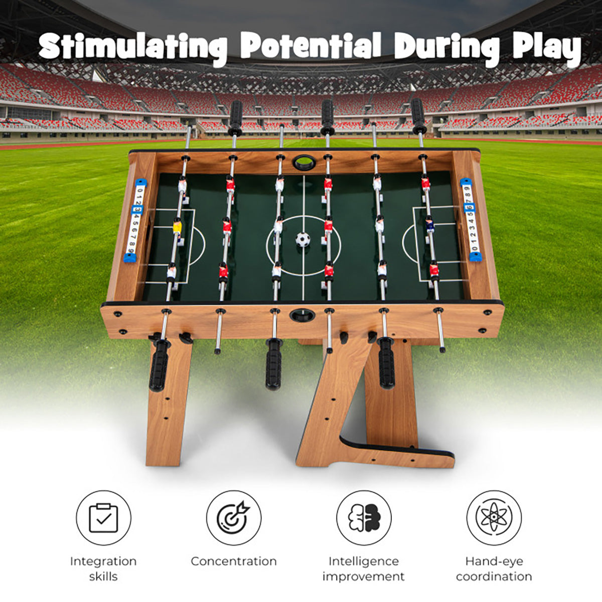 27'' Folding Foosball Table - image 6