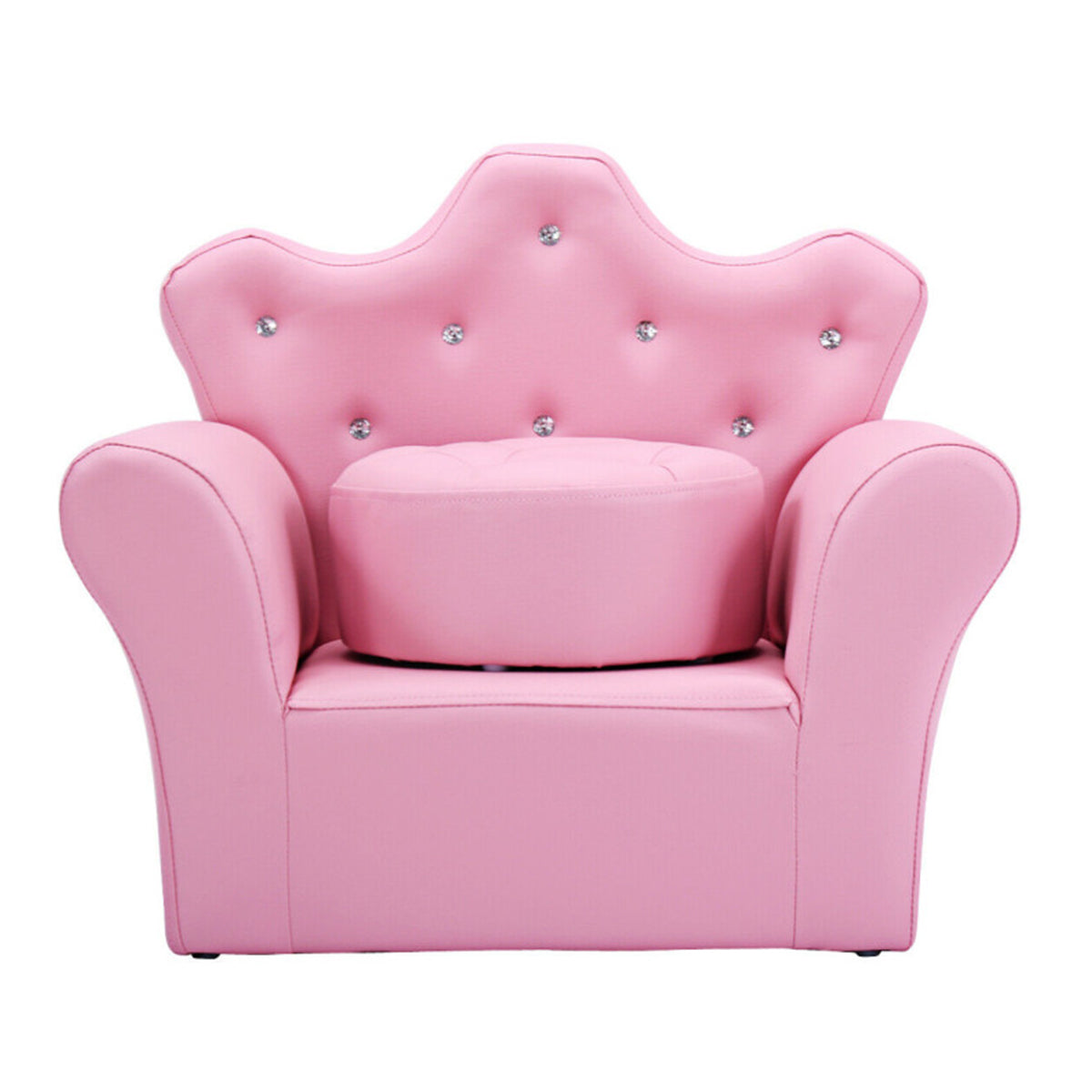 Kids Princess Sofa with Ottoman - image 9