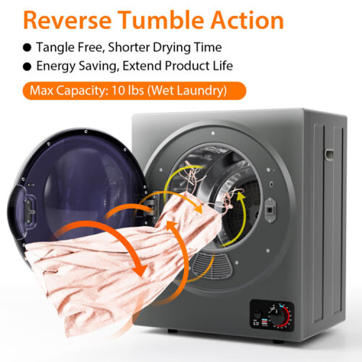 1.5 Cu. Ft. Compact Electric Clothes Dryer - image 14