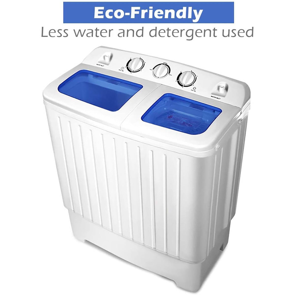Compact Twin Tub Washing Machine Spin Dryer - image 4
