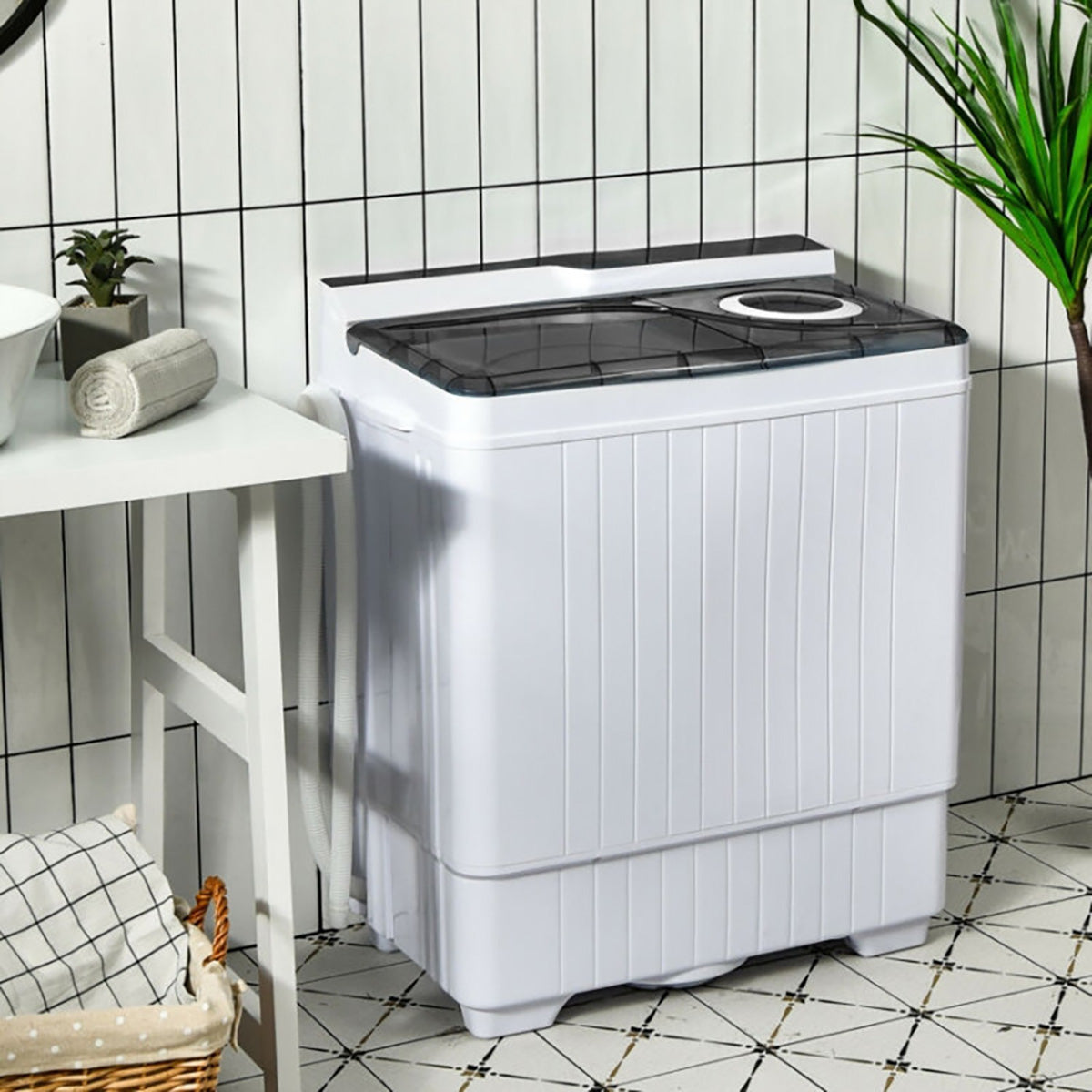 Portable Semi-Automatic Washing Machine with Built-in Drain Pump - image 12