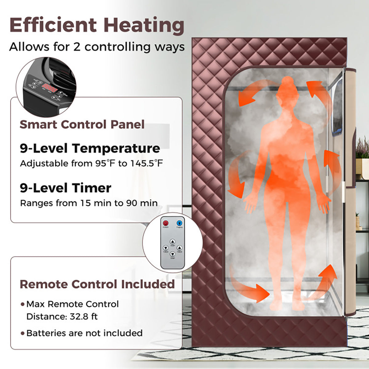 Portable Full Body Steam Sauna - image 16