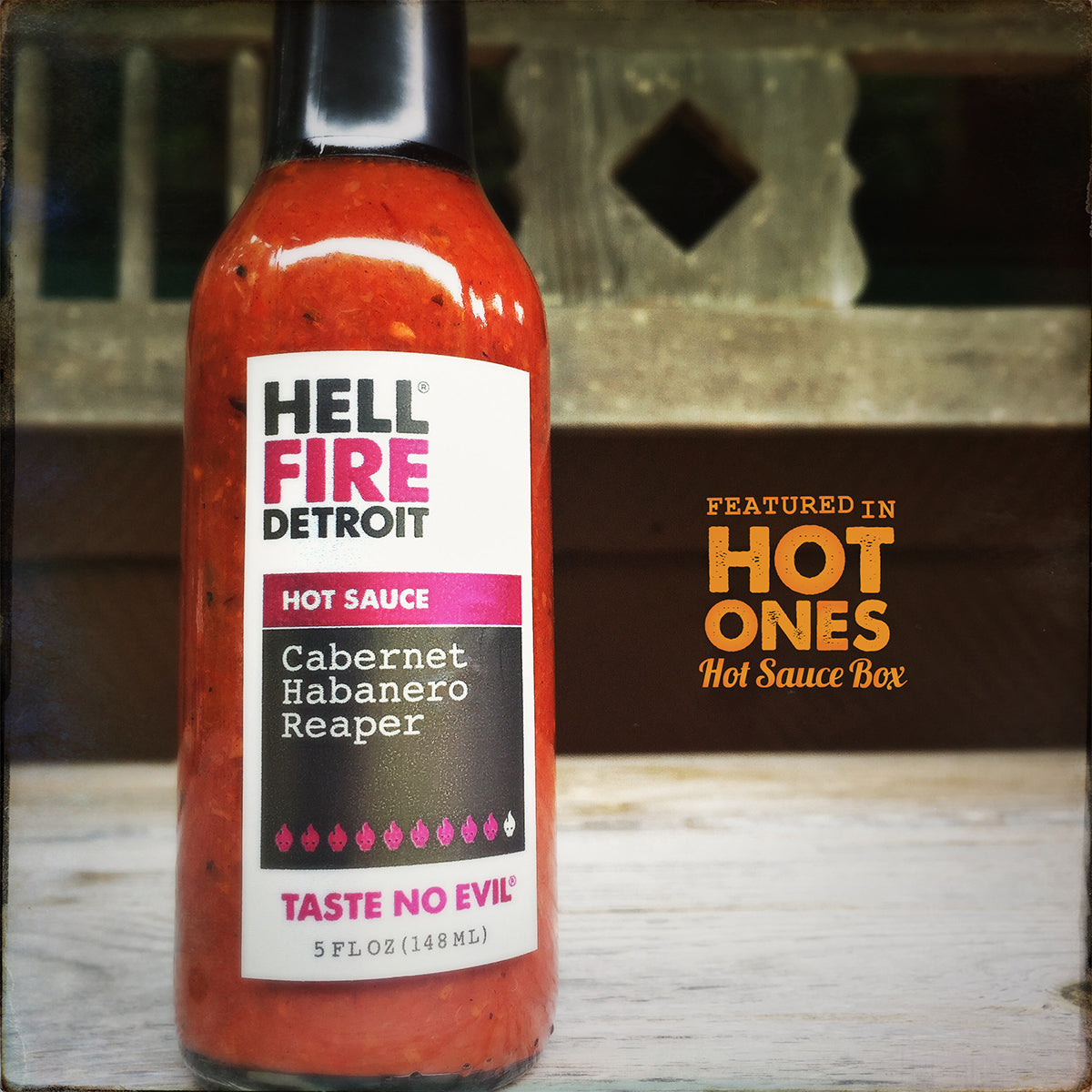 Hell Fire Detroit Inferno Hot Sauce Gift Set - image 4