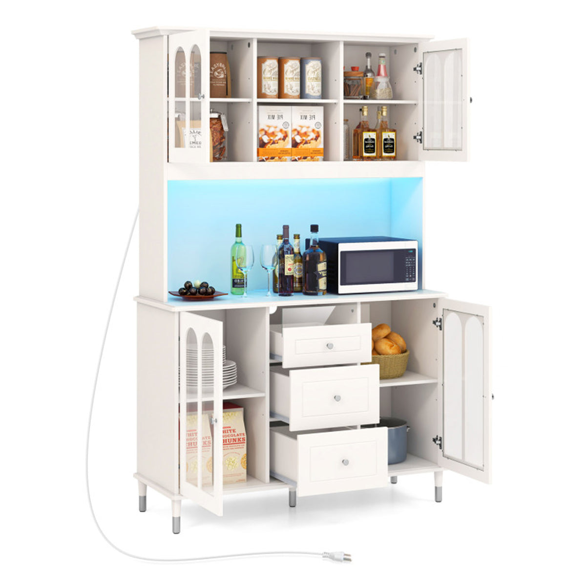 73'' Kitchen Pantry Storage Cabinet - image 2