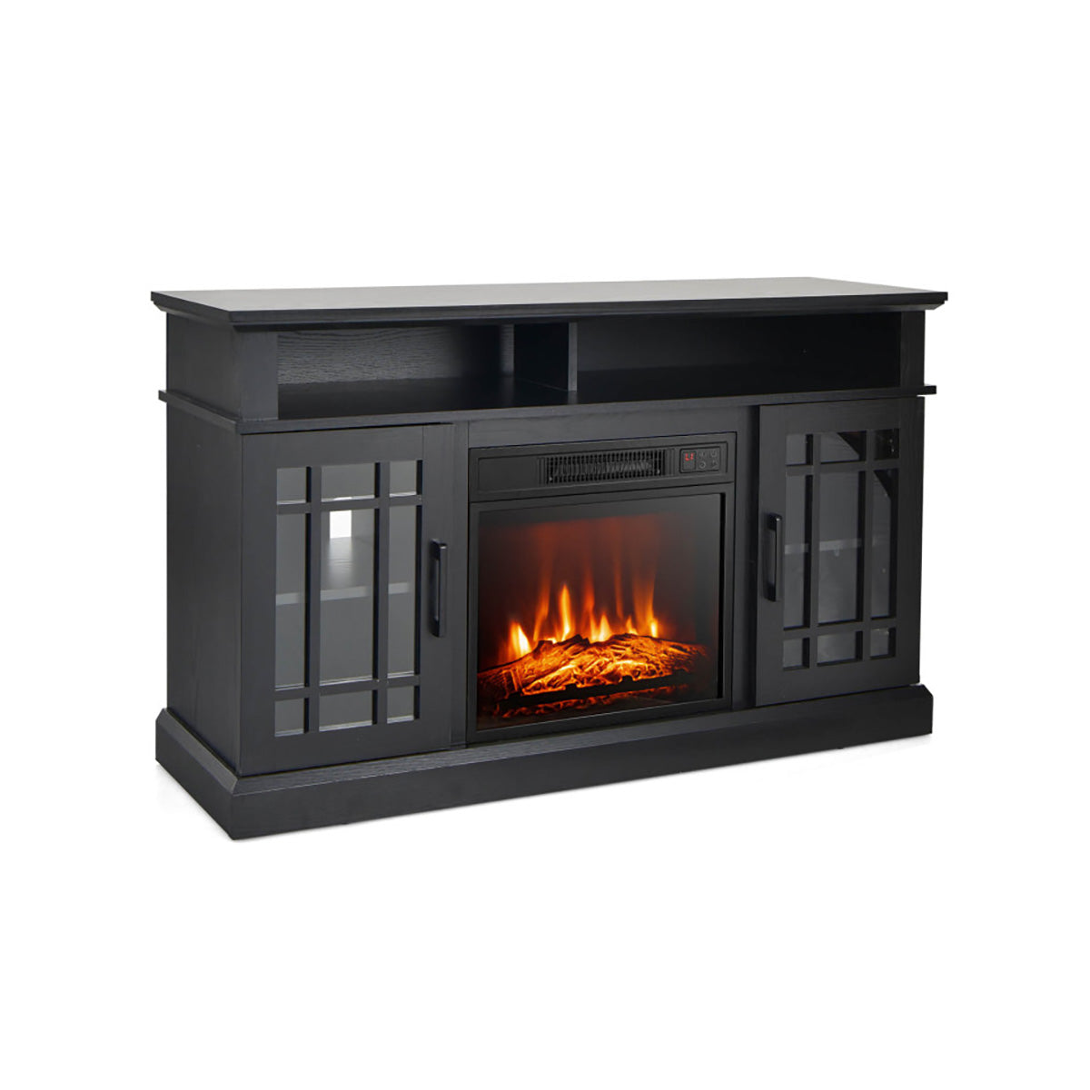 58'' Fireplace TV Stand with Adjustable Shelves - image 2