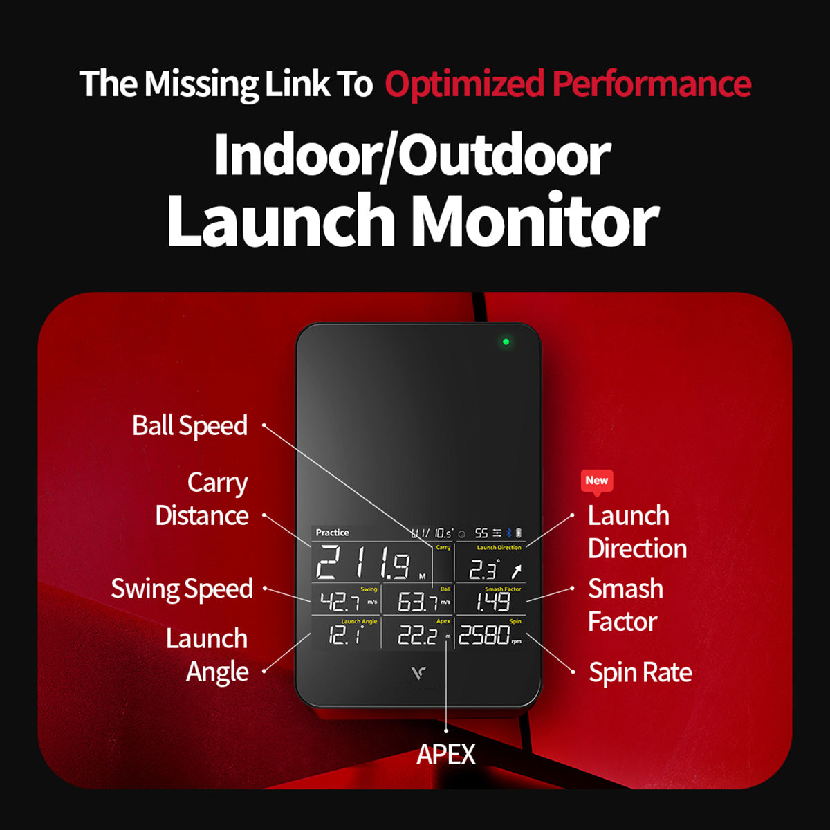 PRO Launch Monitor and 3D Driving Range Simulator - image 5