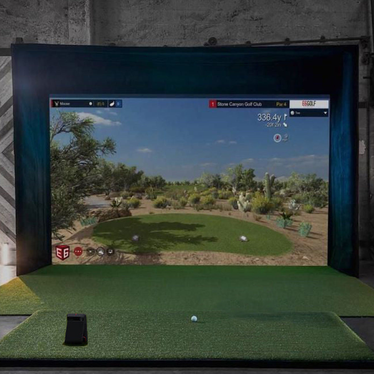 PRO Launch Monitor and 3D Driving Range Simulator - image 6