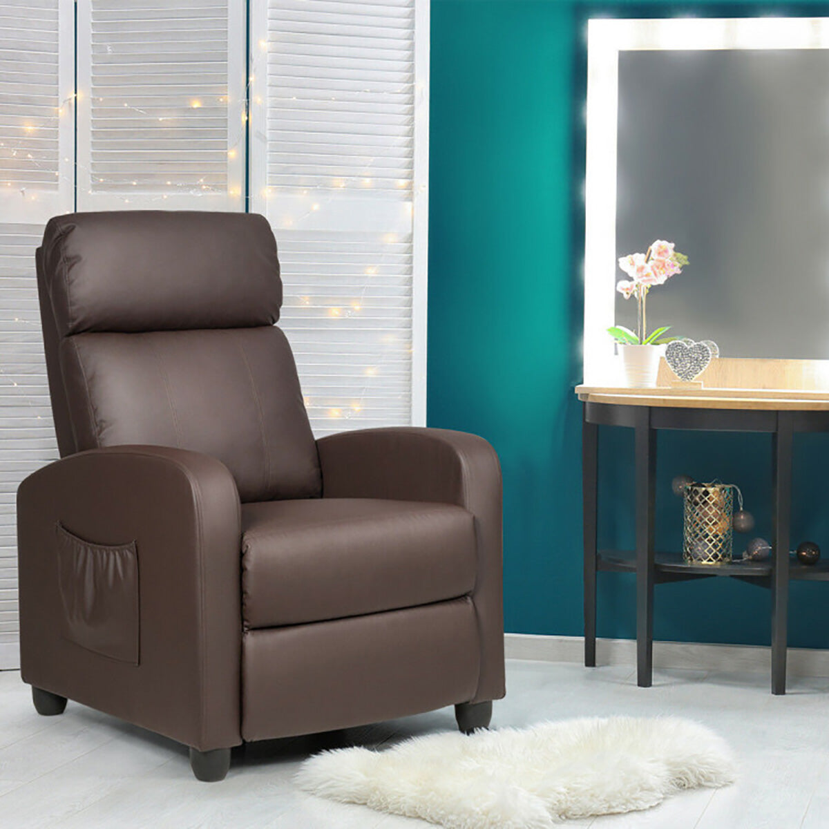 Wingback Massaging Recliner Chair