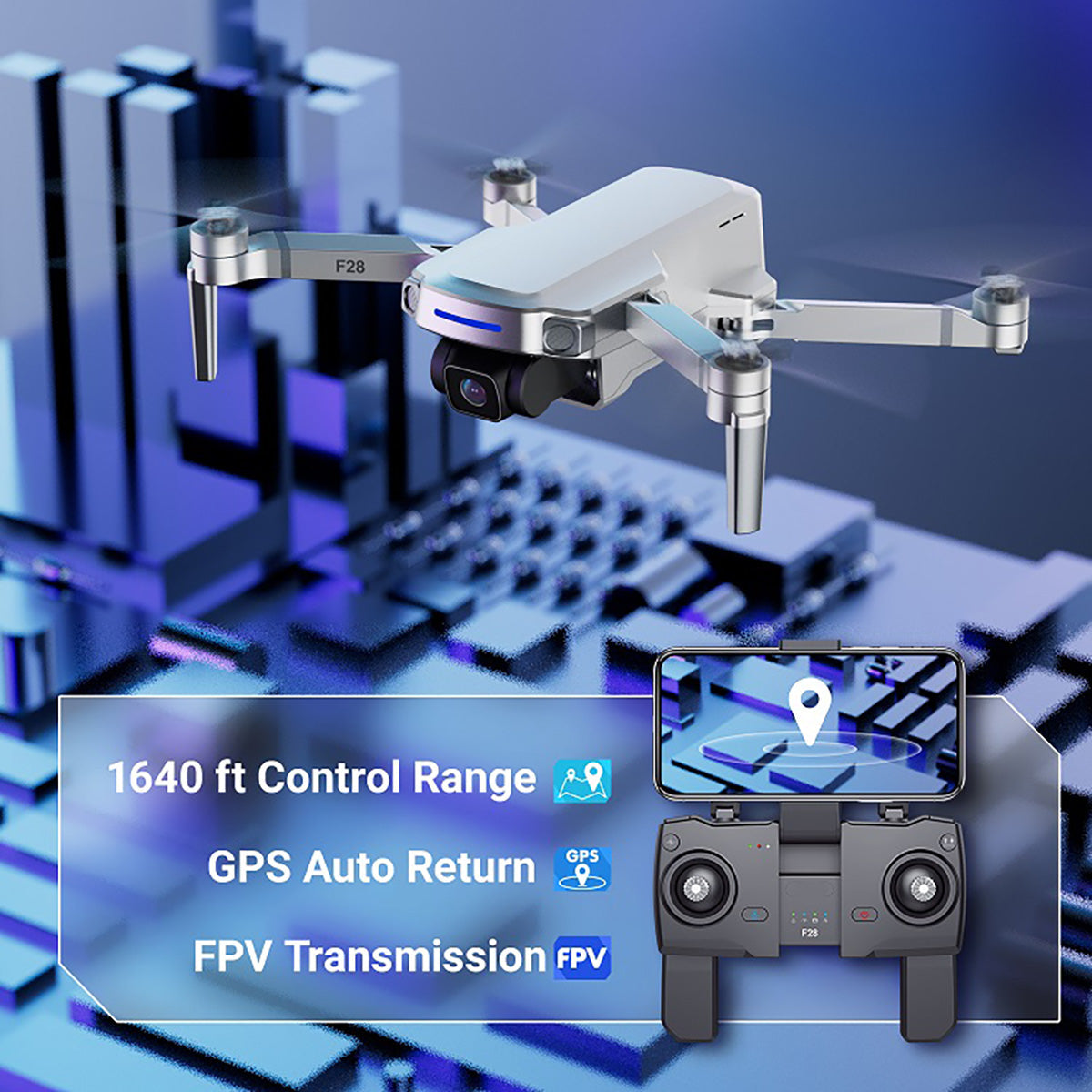 Foldable Drone with 2K FHD Camera - image 3