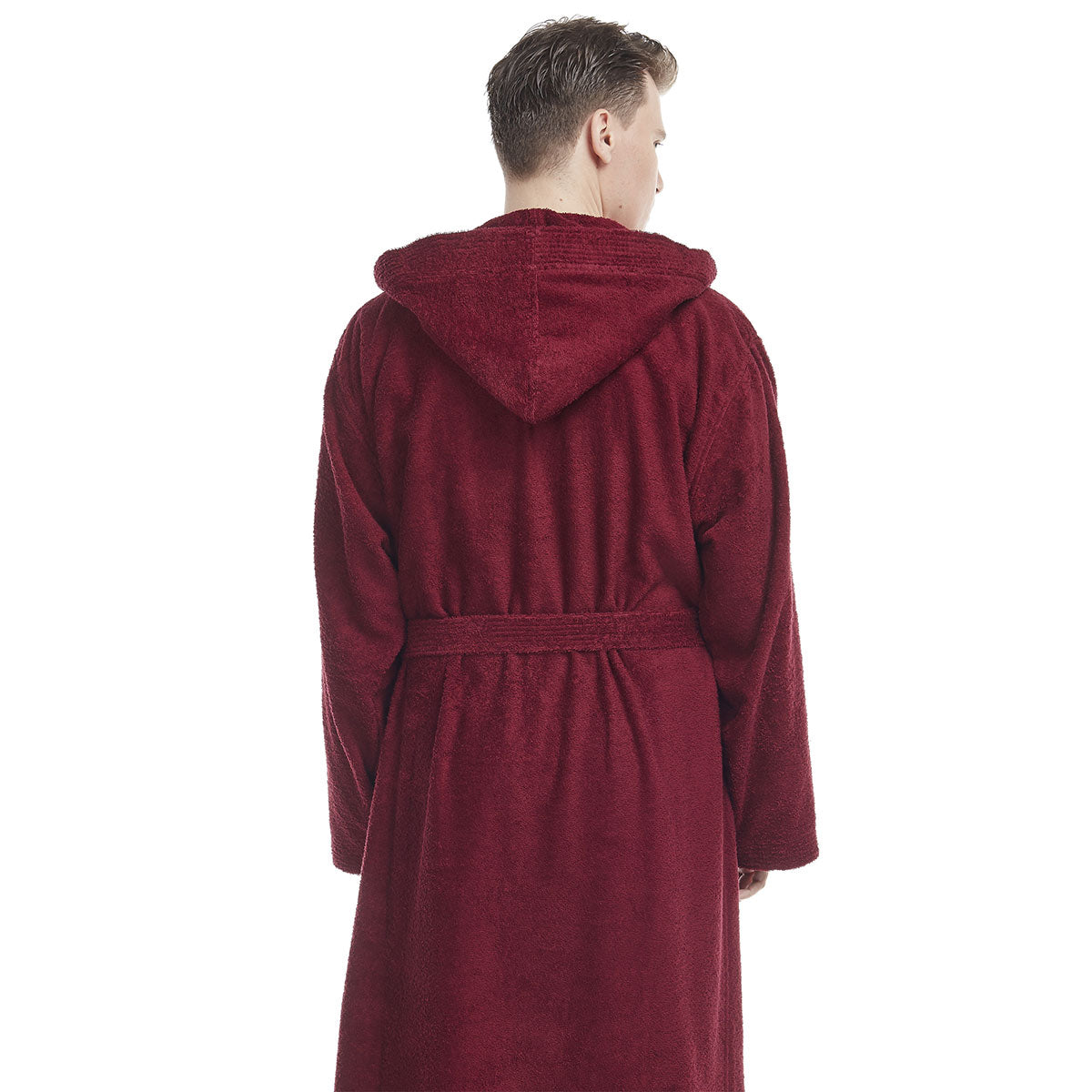 Turkish Cotton Ankle Length Hooded Bathrobe - image 10