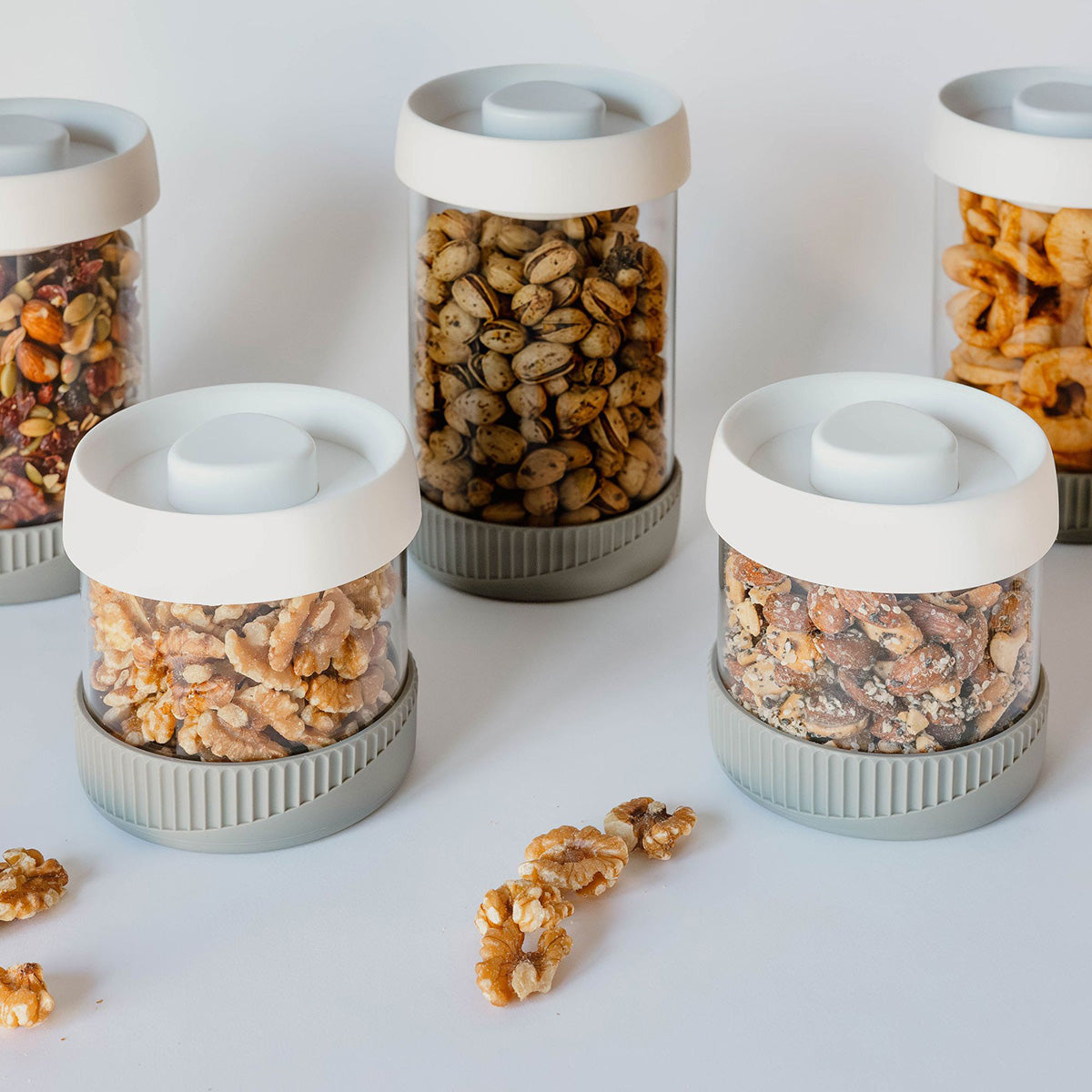 5-Piece Glass Vacuum Storage Containers