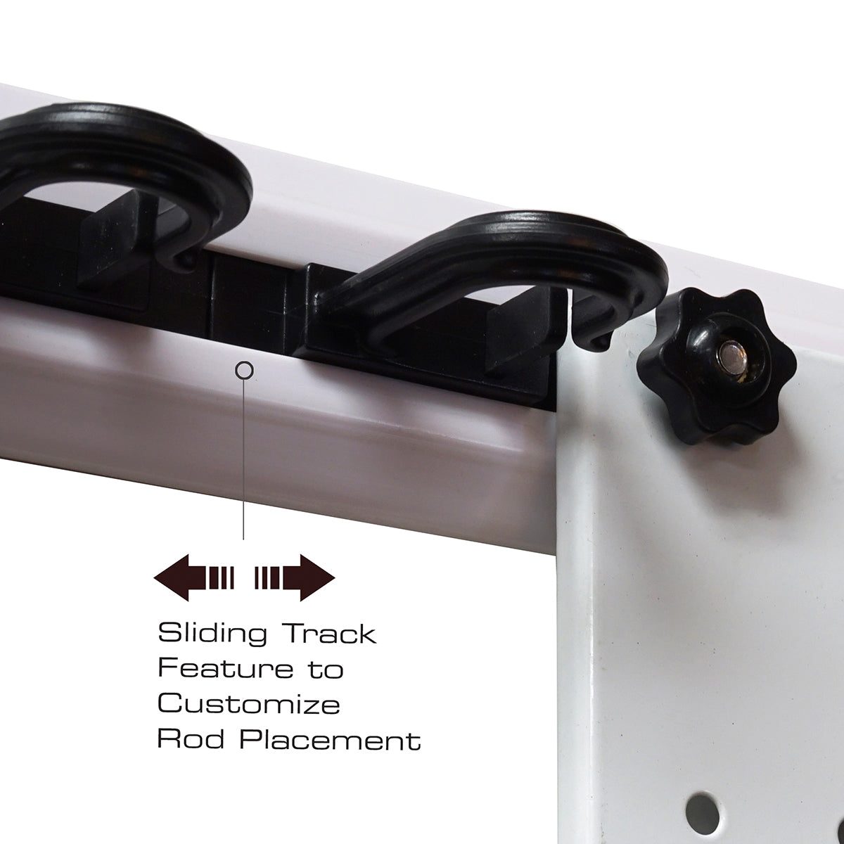 Modular 5 Fishing Rod Rack and Tackle Organizer - image 4