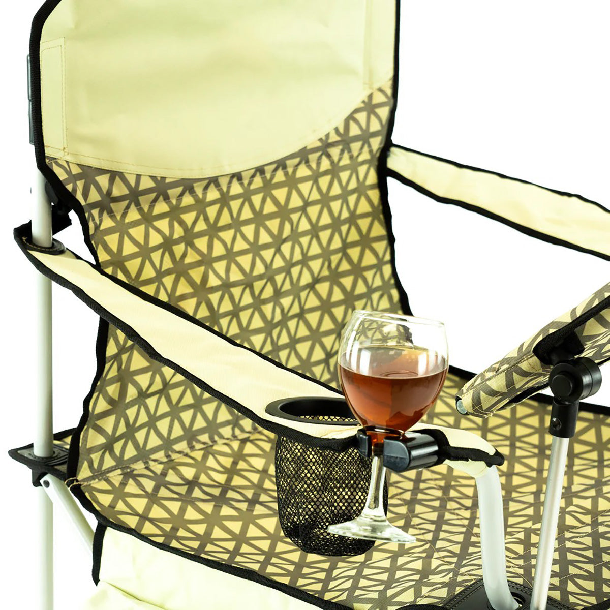 Collapsible Folding Outdoor Chair with Adjustable Table - image 2