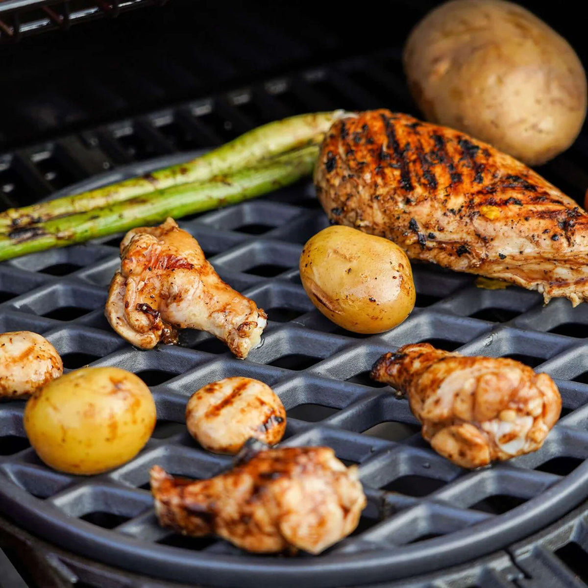 Cast Iron Diamond Grid for Infrared Smart Grill
