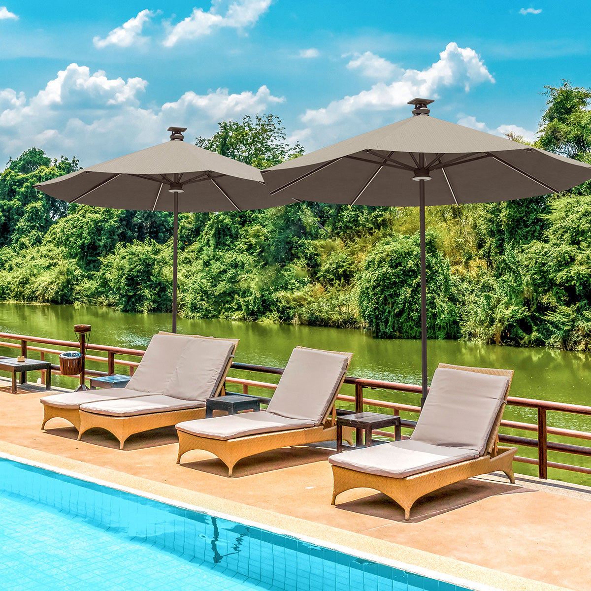 9' Smart Outdoor Umbrella - image 7
