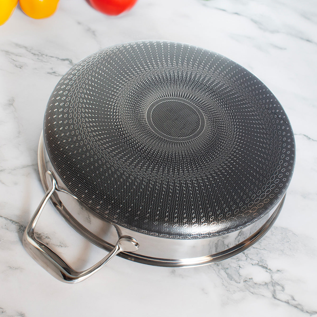 5-Quart Stainless Hybrid Nonstick Saute Pan with Lid - image 8