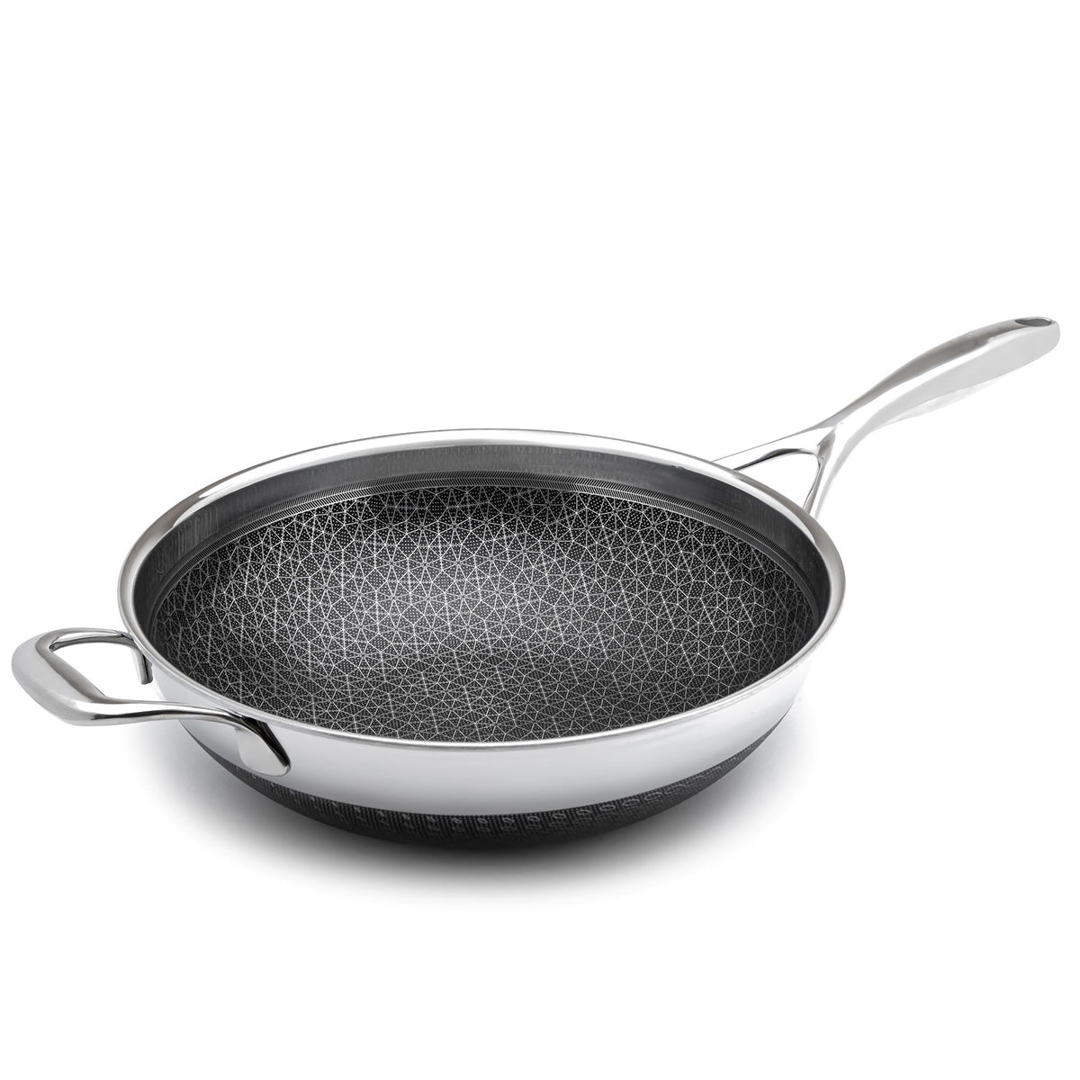 12'' Stainless Hybrid Nonstick Wok - image 2