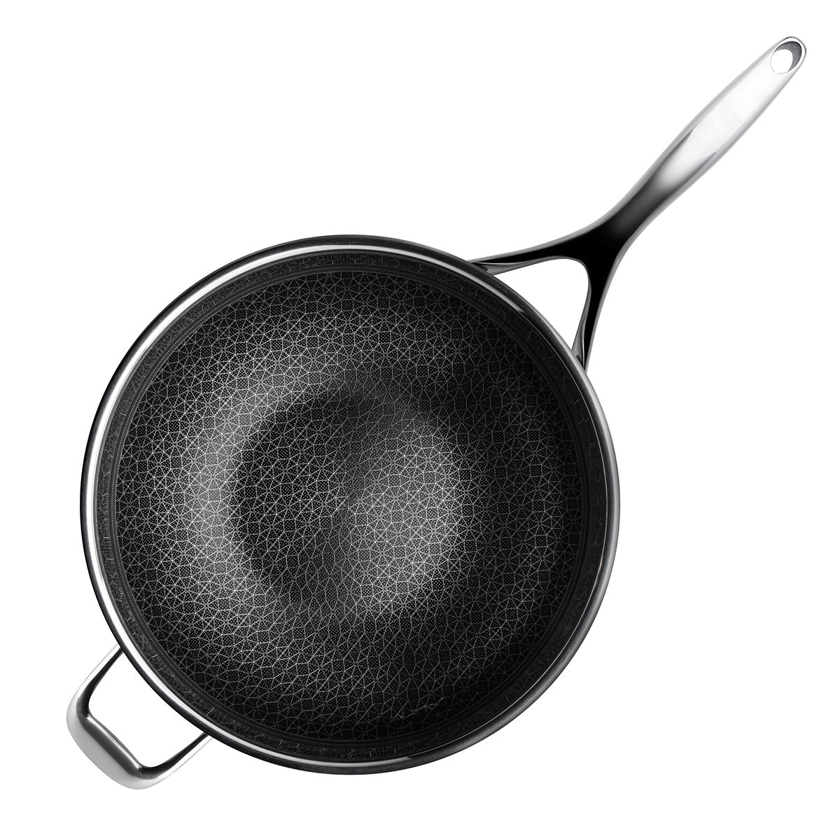 12'' Stainless Hybrid Nonstick Wok - image 6