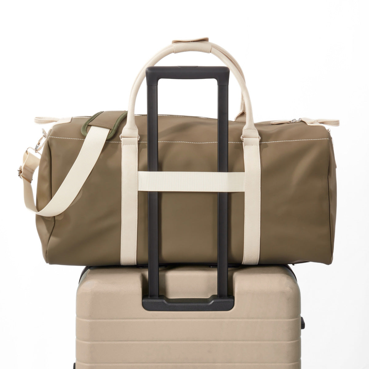 Water and Tear-Resistant Vinyl-Coated Nylon Duffel Bag - image 2