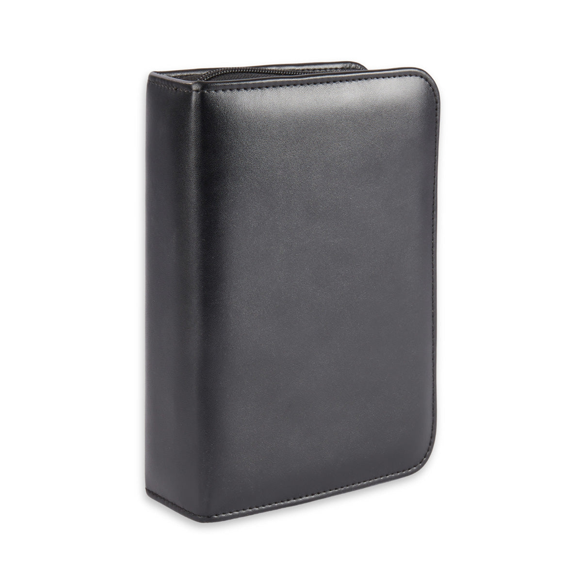 9 Pc. Black Leather Travel Golf Set with Flask - image 2