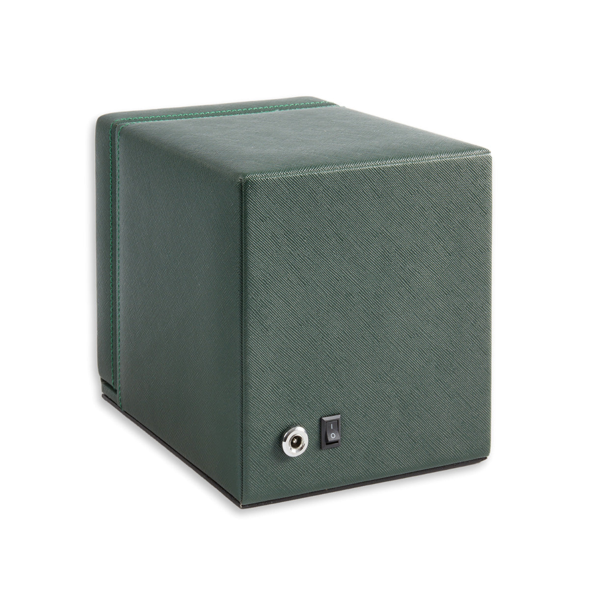 Single Watch Winder in Hunter Green Leather - image 3